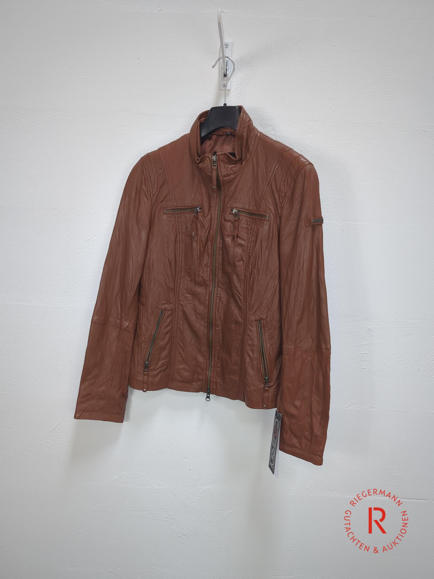DAMEN LEDERJACKE GRÖSSE 38